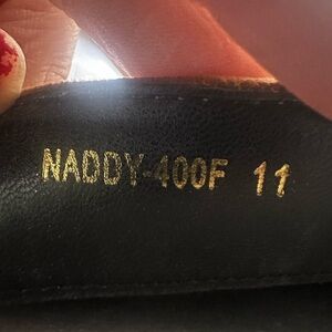 Golden knee-high boots